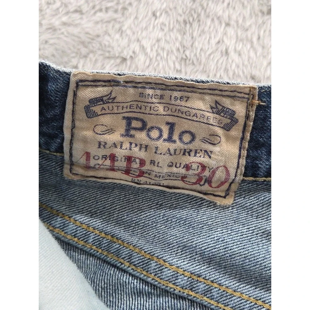 Polo Ralph Lauren Men's Hampton Straight Med Wash Jeans Size 44 X 30